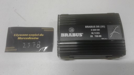 MODUL DE CREȘTERE PUTERII BRABUS D6 W 221 NR 222-736-00