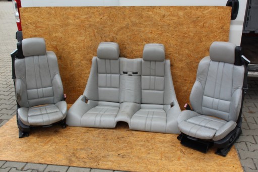 Scaune canapea BMW e46 cabrio, sport din piele usoara, scaune sport incalzite electric