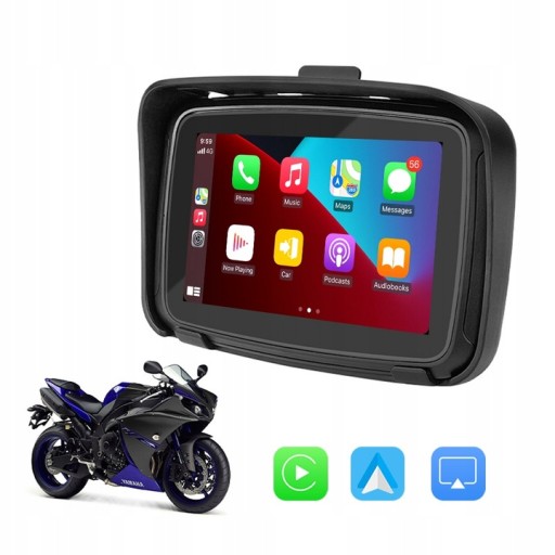Motocicletă portabilă cu ecran tactil de 5 inchi