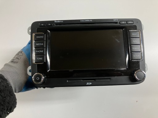 Radio Navi navigatie Columbus Skoda Octavia 2 II Lift 3T0035680