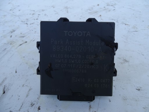 MODUL CONTROLLER PARCARE 89340-02010-a TOYOTA AURIS I E15 LIFT 1.4 D4D