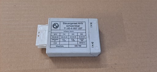 BMW E90 E91 E92 E93 MODUL CONTROLLER CÂRLIG 71606857227