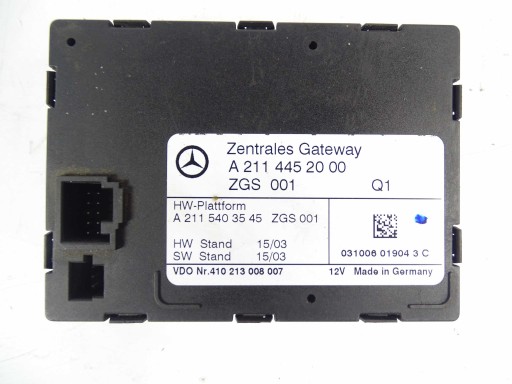 Mercedes W211 W215 W245 GATEWAY MODUL A2115403545